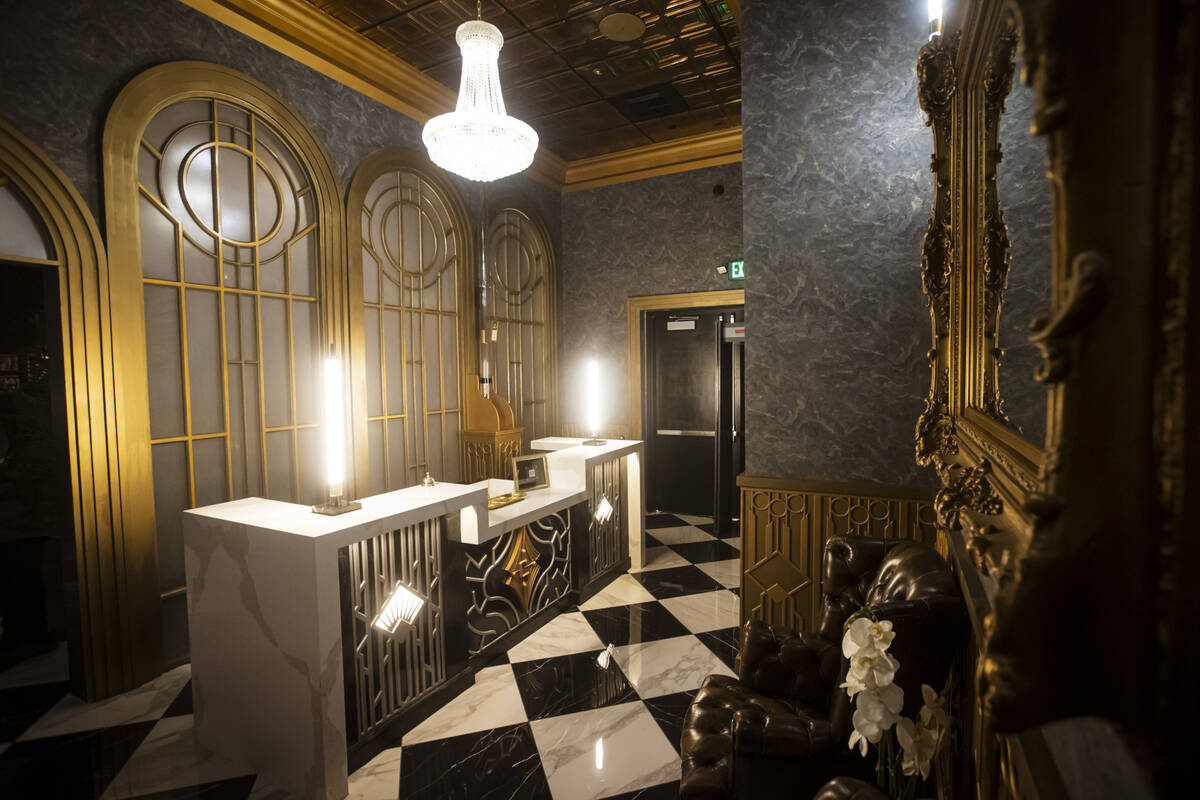 The Continental lobby at the John Wick Experience at Area15 on Thursday, March 13, 2025, in Las ...