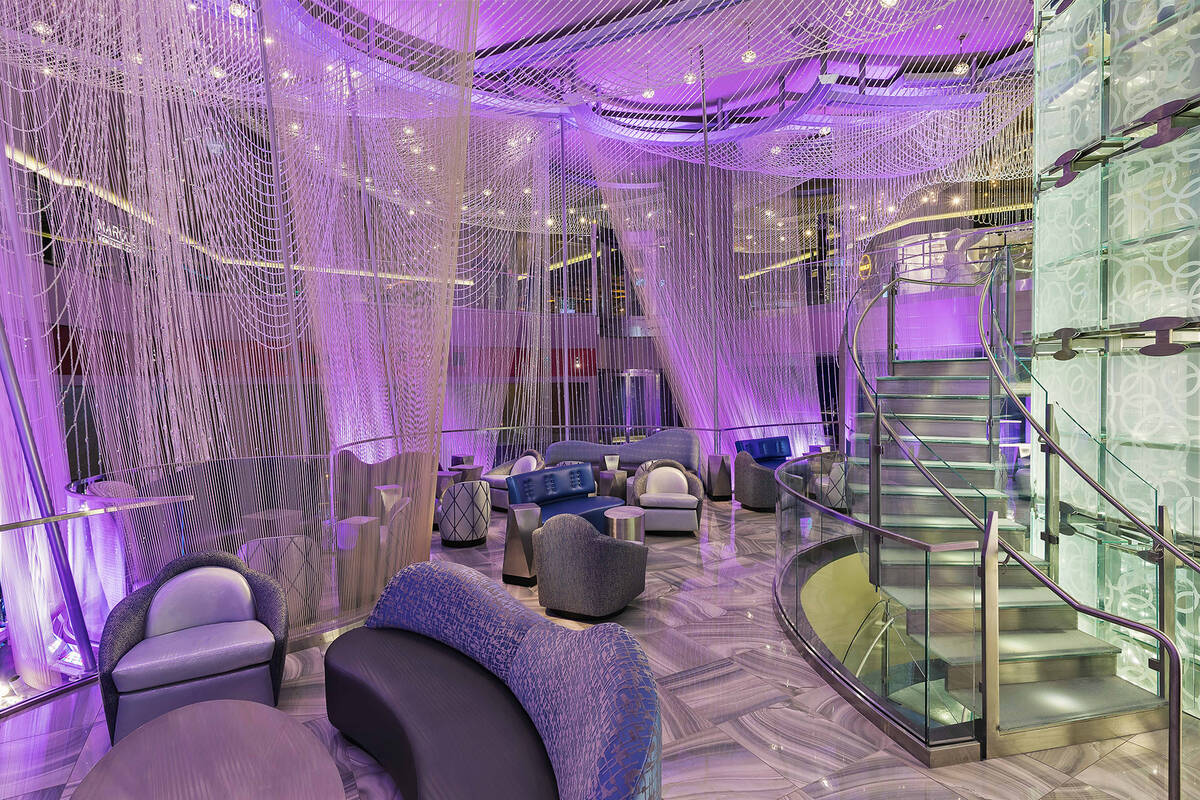 Level 1.5 of The Chandelier bar at The Cosmopolitan on the Las Vegas Strip is hosting a pop-up ...