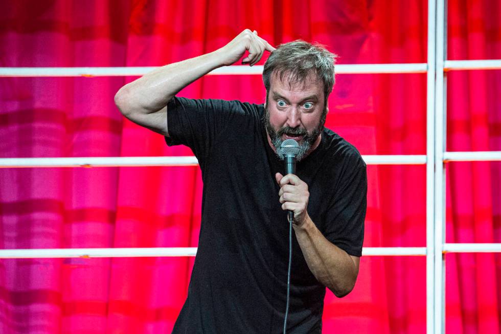 Comedian Tom Green performs during KAABOO 2019 at the Del Mar Racetrack and Fairgrounds on Satu ...