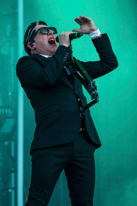 Maynard James Keenan of Puscifer performs at the Welcome To Rockville Music Festival on Thursda ...