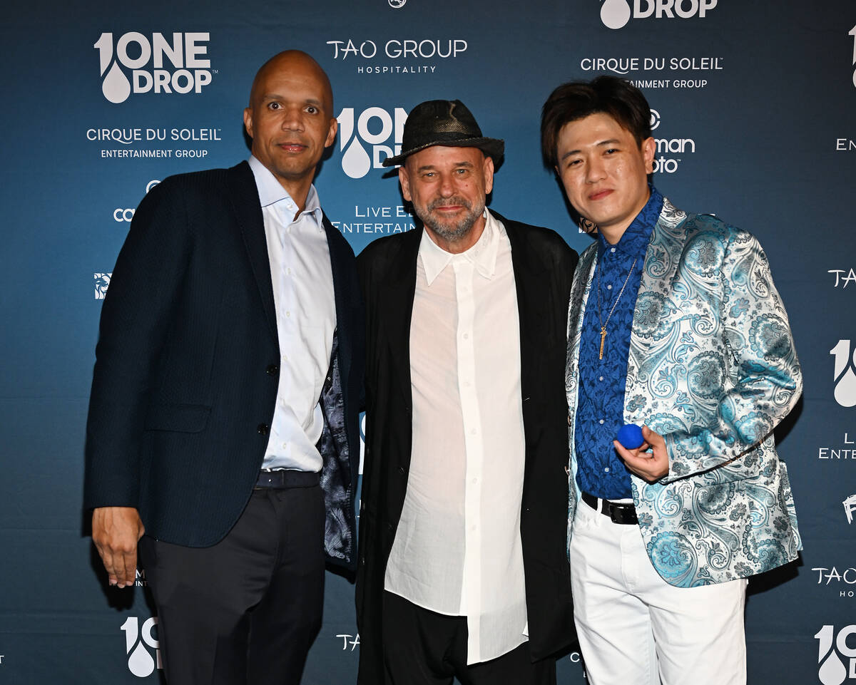 Phil Ivey, Guy Laliberte and Poseidon Ho arrive at One Drop Foundation’s “One Night ...