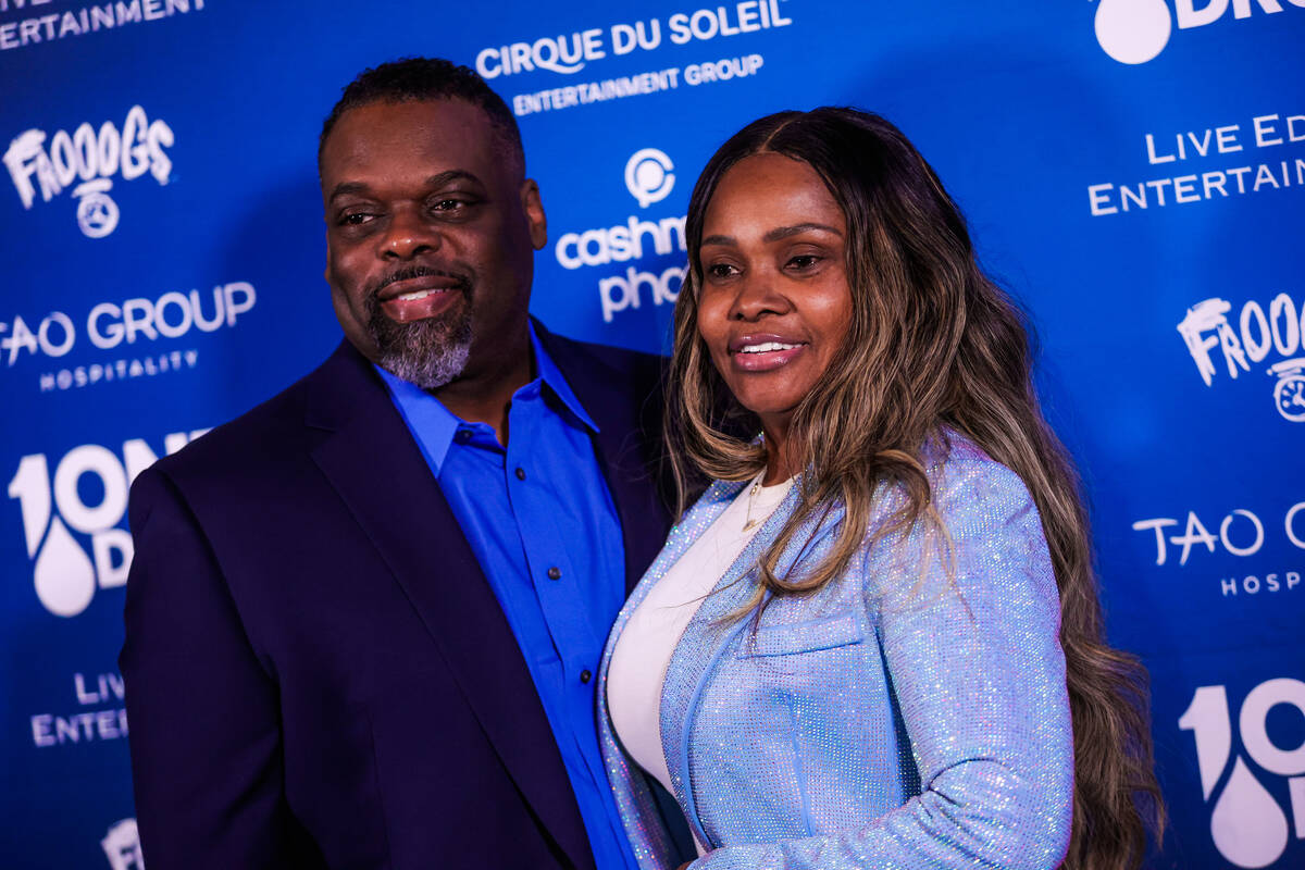 Dr. Damon Kimes, left, and Dr. Heavenly Kimes of “Married to Medicine” pose on th ...
