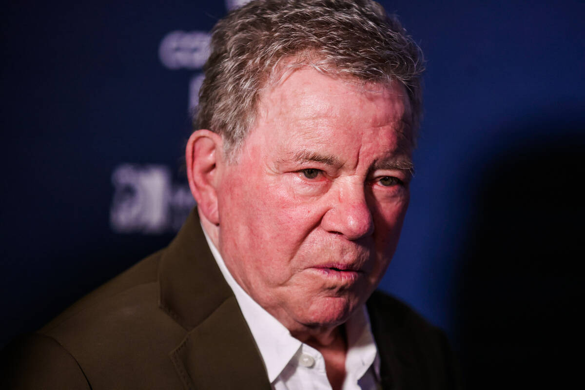 Actor William Shatner walks the blue carpet at the One Night for One Drop event hosted by the O ...