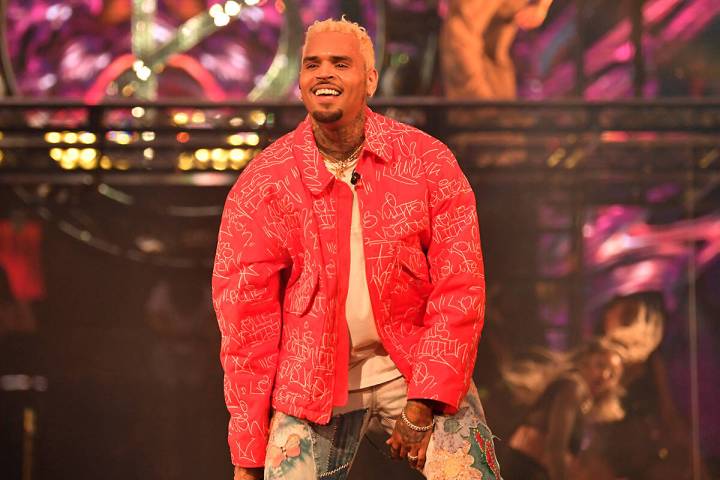 Singer/songwriter Chris Brown performs during the first show of his residency at Drai’s N ...
