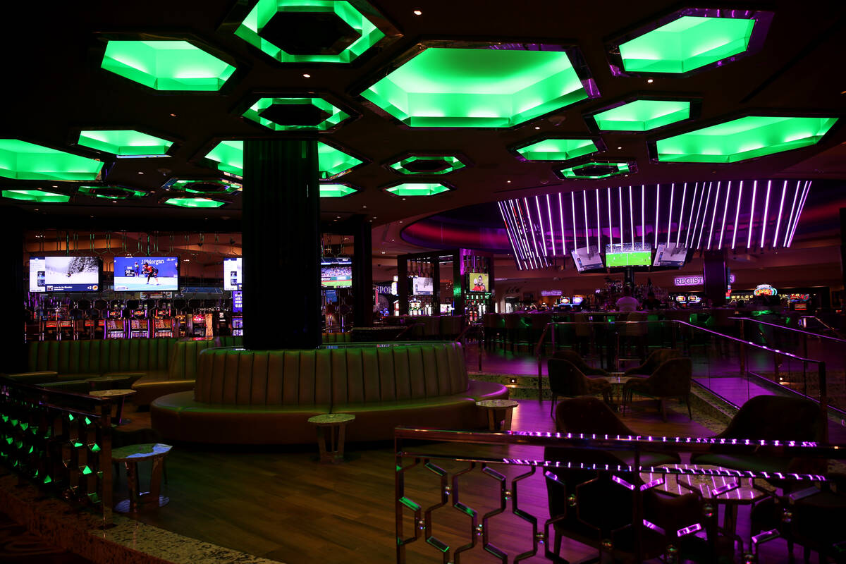 The Center Bar after its renovation is shown at the Hard Rock Hotel in Las Vegas Tuesday, Aug. ...