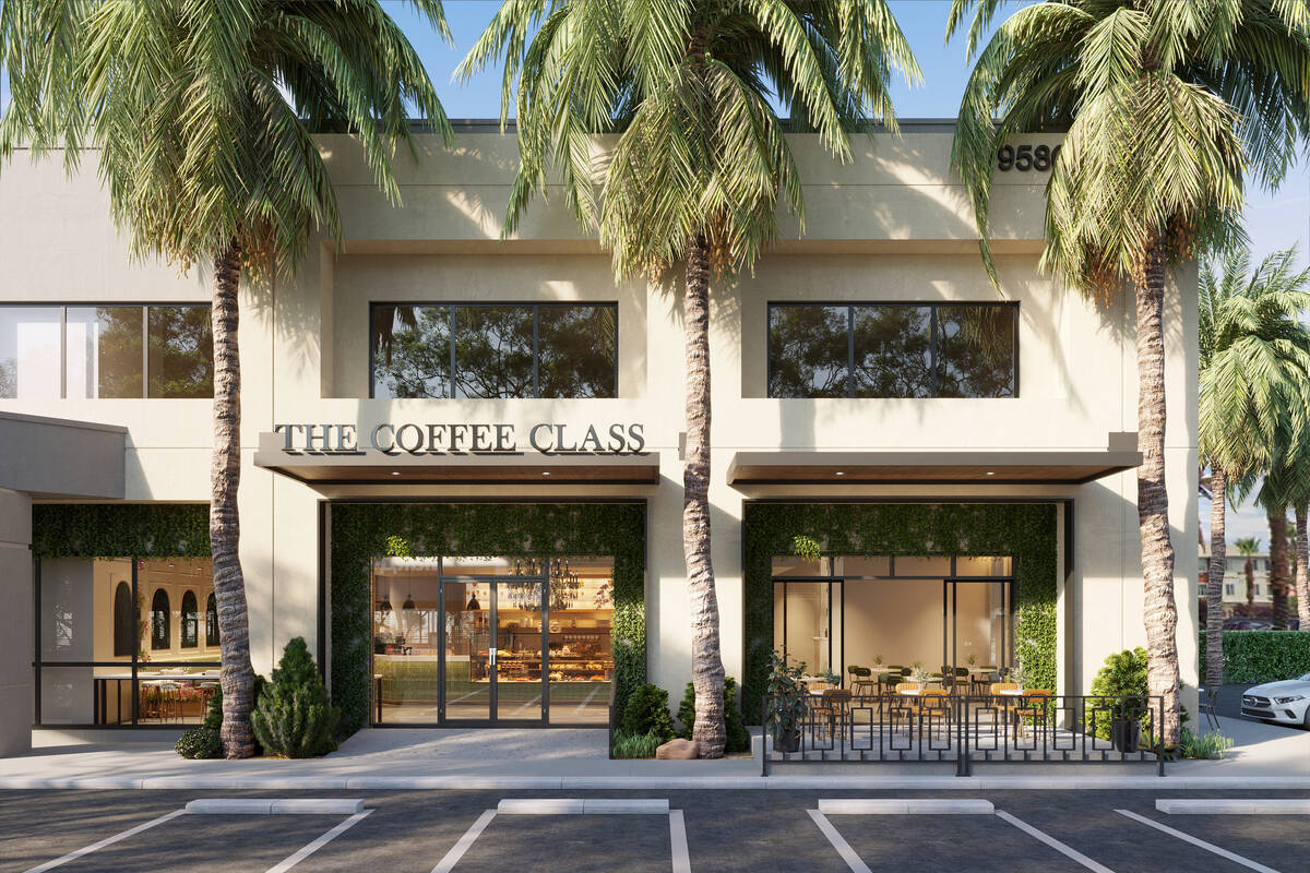 A rendering of the exterior of The Coffee Class that is set to open its third location in the L ...