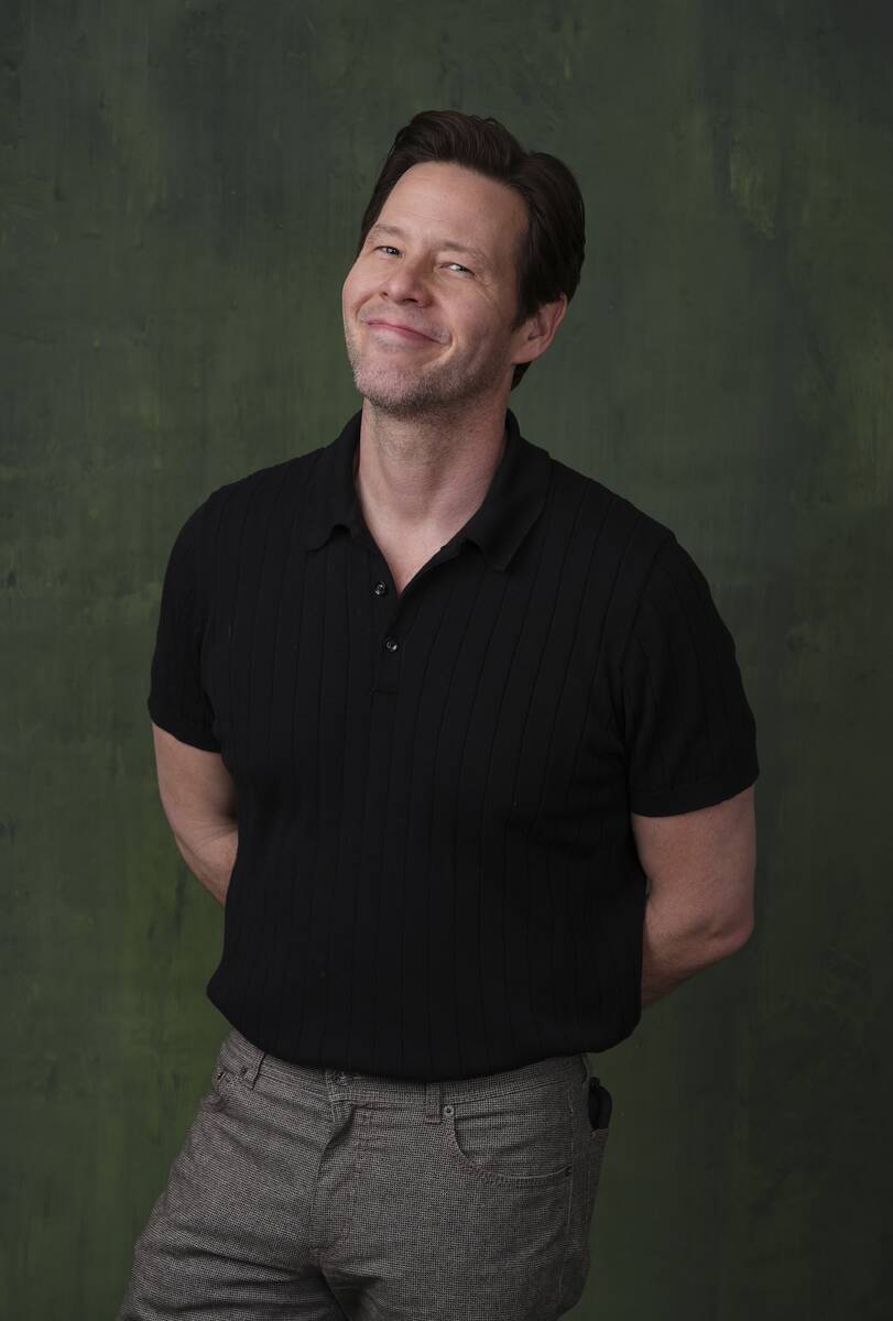 Ike Barinholtz, a cast member in the Apple TV+ series "The Studio," poses for a portr ...