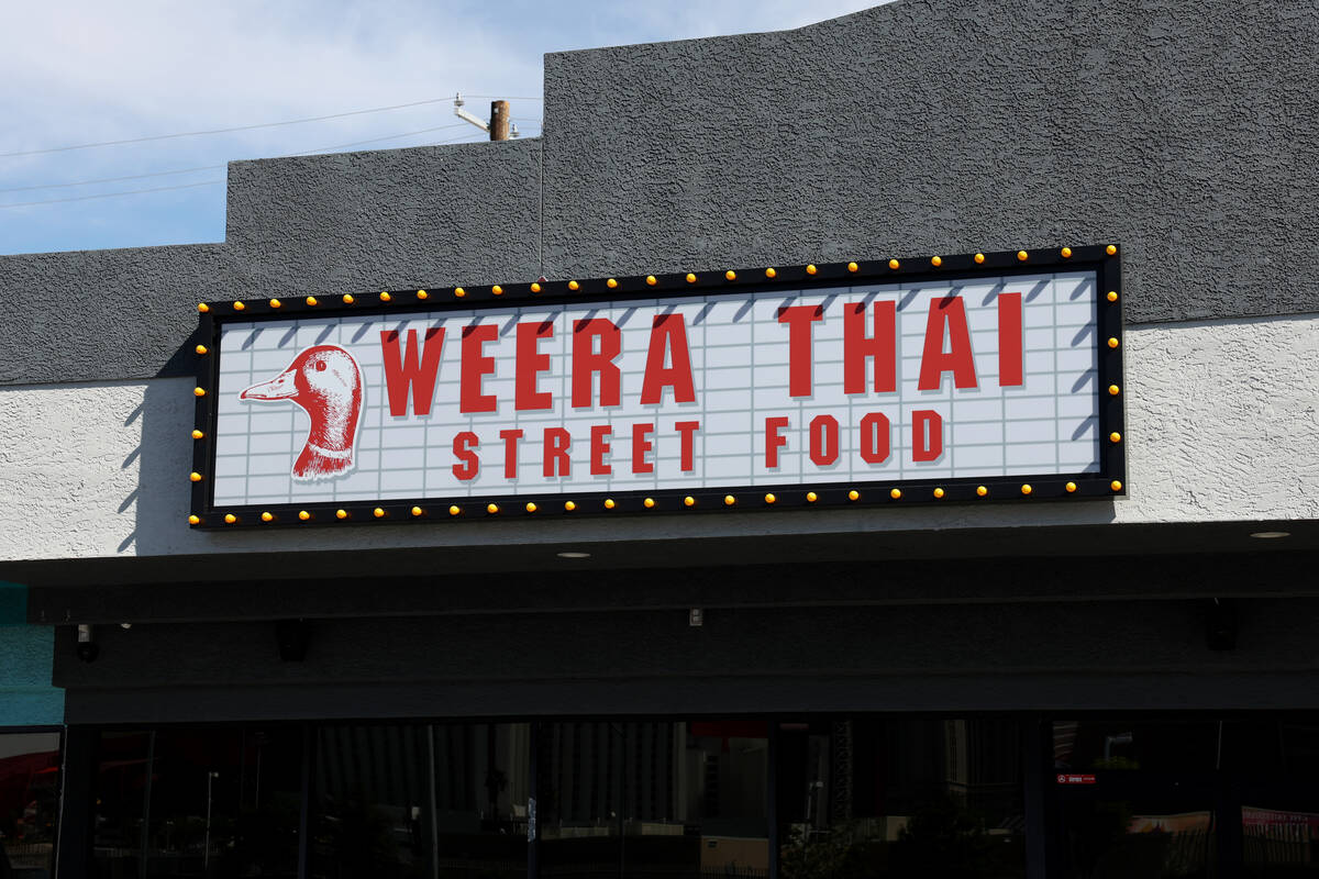 Weera Thai Street Food at 328 W. Sahara Ave. near Las Vegas Boulevard is shown Friday, April 11 ...