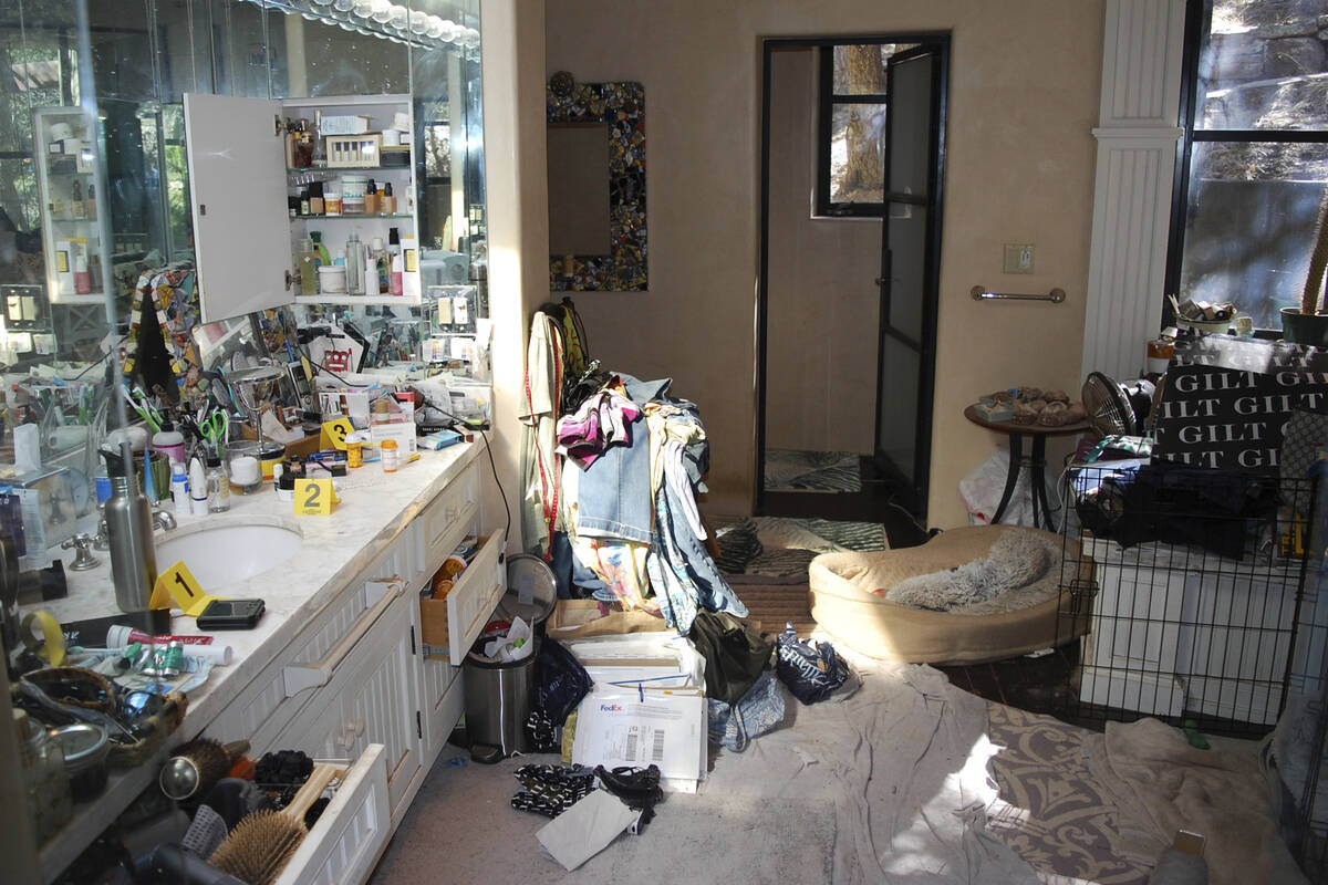 This is an undated image provided by the Santa Fe County Sheriff’s Office during the cour ...