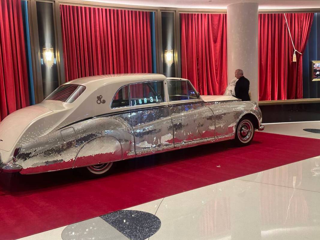 Liberace Foundation Chairman Jonathan Warren is shown with Liberace’s ‘61 Rolls Royce Phant ...