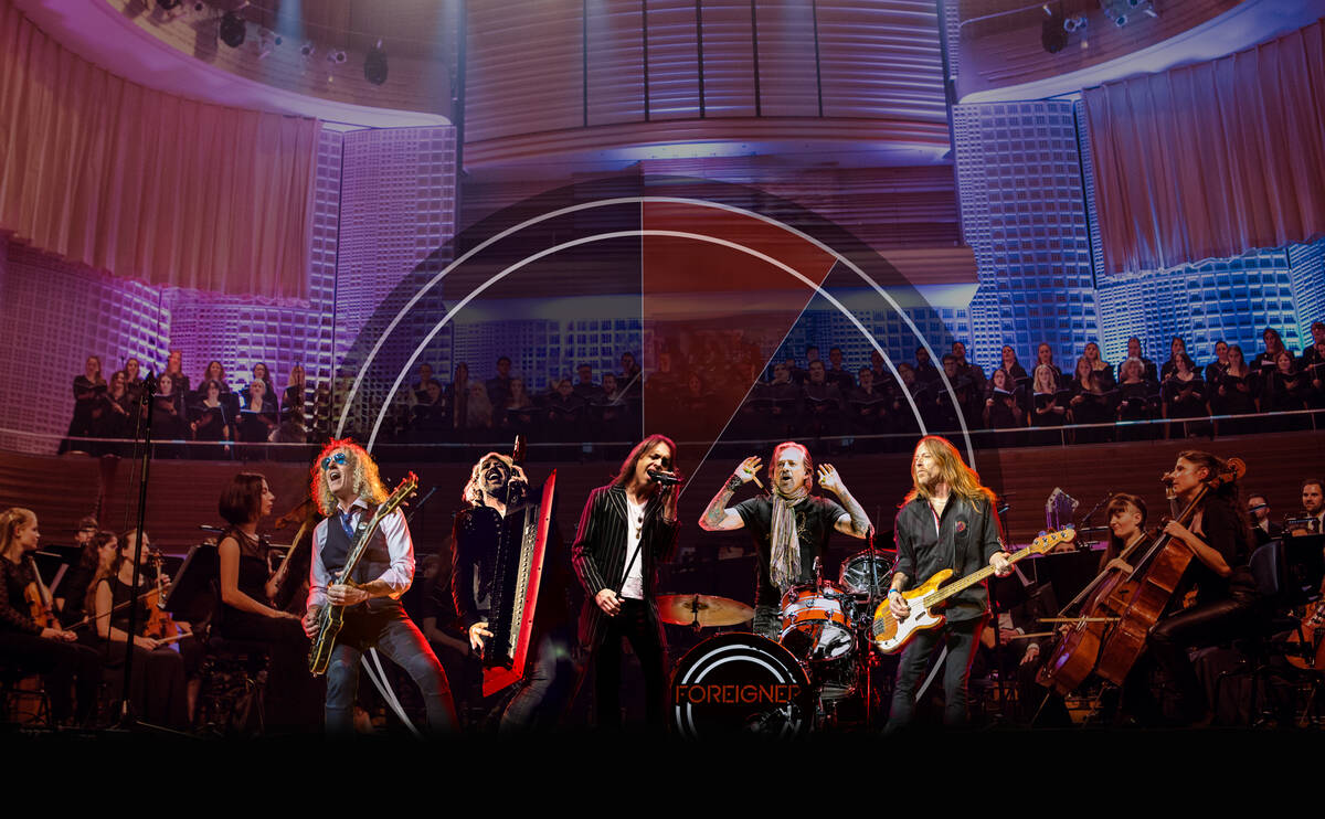 Foreigner has announced “Foreigner: The Hits Orchestral — Celebrating 50 Years Live in Vega ...