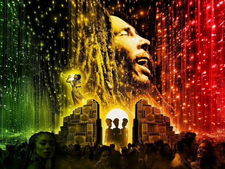 A rendering of Bob Marley Hope Road, the walk-around attraction opening or previews June 25 at ...