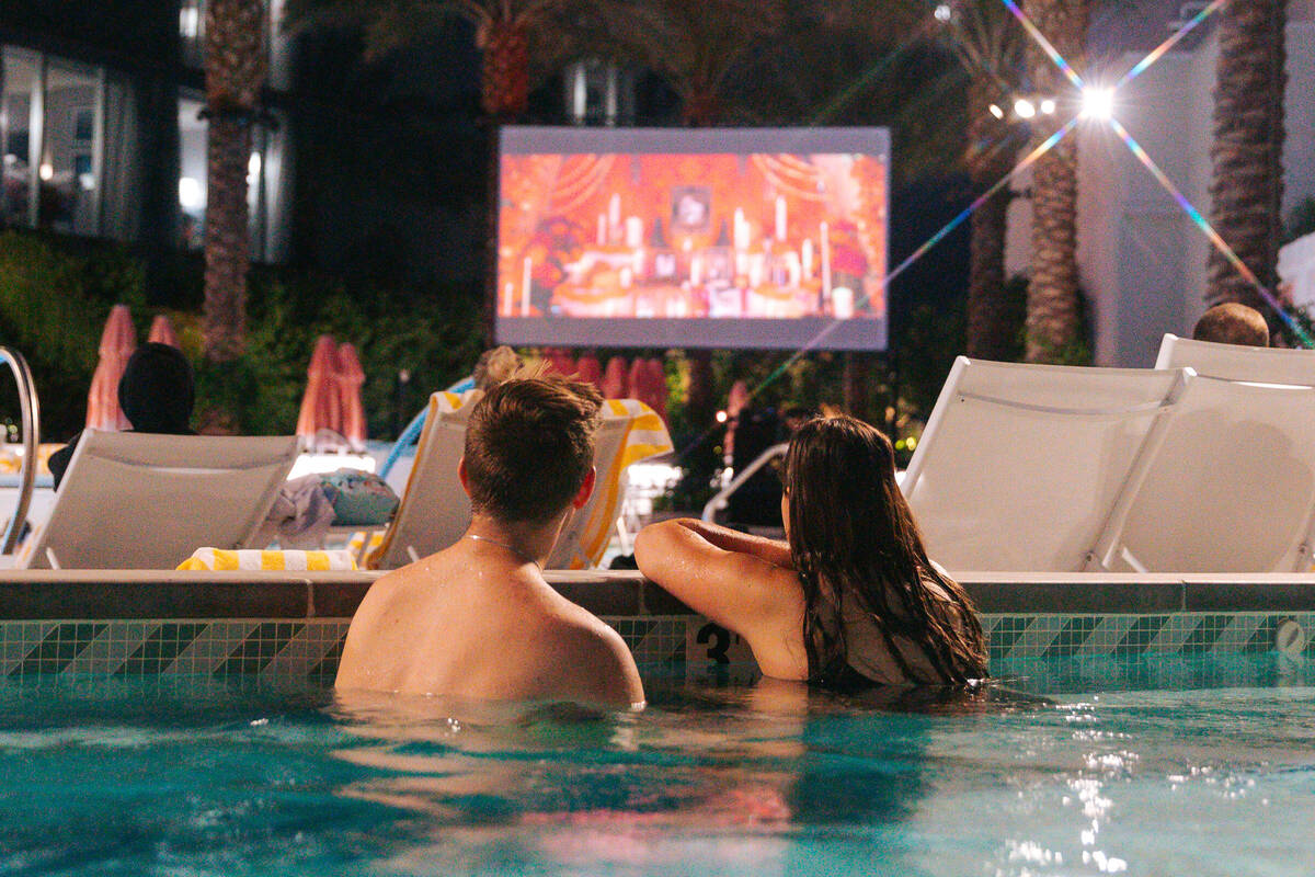 The Oasis Cinema Club returns to the Fontainebleau pool this summer. (Fontainebleau Las Vegas)