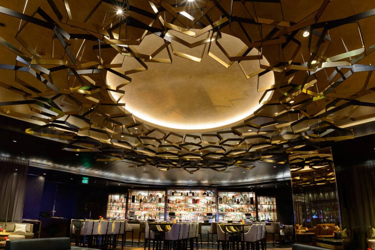 Clique Bar & Lounge, as it appears before its closing on May 1, 2025, at The Cosmopolitan o ...