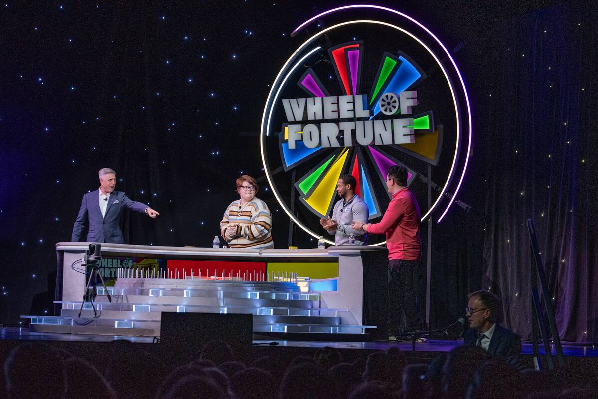 Mark L. Walberg hosts “Wheel of Fortune Live!,” which is coming to Paris Las Vegas ...