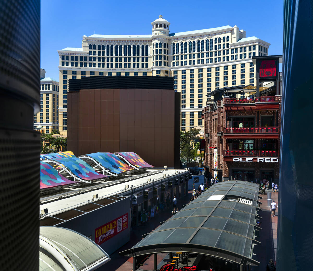 Construction of new restaurant and nightlife venue Bottled Blonde Las Vegas continues adjacent ...