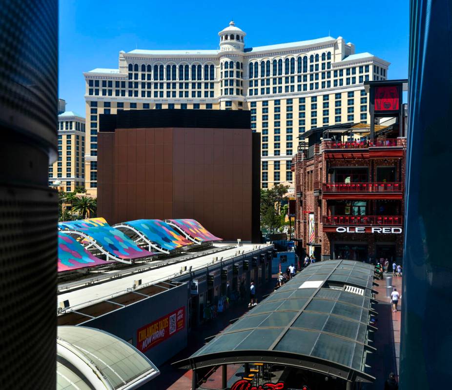 Construction of new restaurant and nightlife venue Bottled Blonde Las Vegas continues adjacent ...