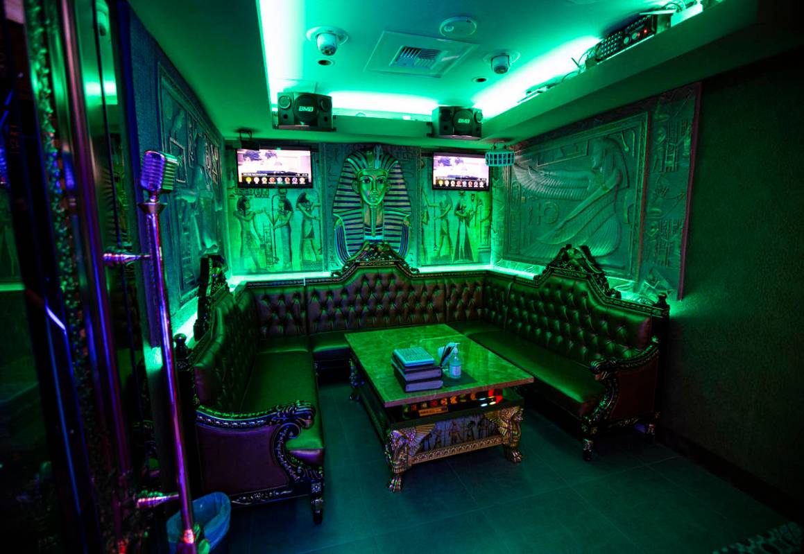 A room at Kamu Karaoke at the Grand Canal Shoppes at The Venetian in Las Vegas on Thursday, Jul ...