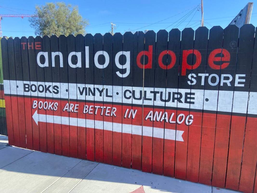 A sign for The Analog Dope at 205 E. Colorado Ave. (The Analog Dope)