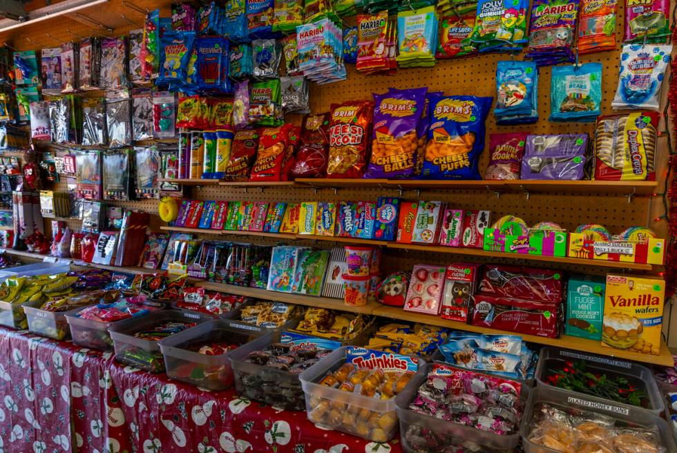 Some of the many snacks and prizes for kids at the Shan-Gri-La Prehistoric Park aka Dinosaur Ho ...