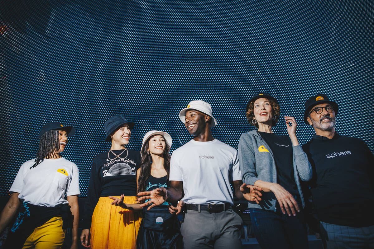 Sphere’s new e-commerce shop is selling merchandise featuring Orbi, the yellow emoji that&#82 ...