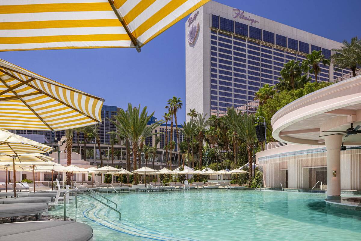 The Flamingo reopened its Go Pool last week after a $20 million overhaul. (Michael Rudin/Caesar ...