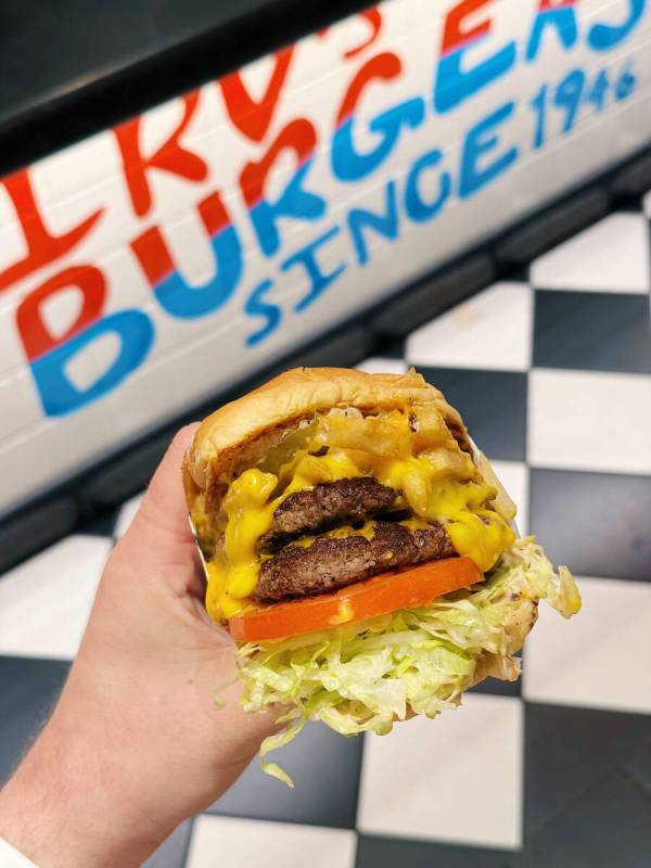 Any burger can be made Brady’s Way — topped with fries and cheese sauce — a ...