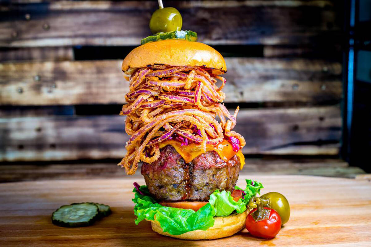 The Outlaw Burger from Rollin’ Smoke. (Rollin’ Smoke)