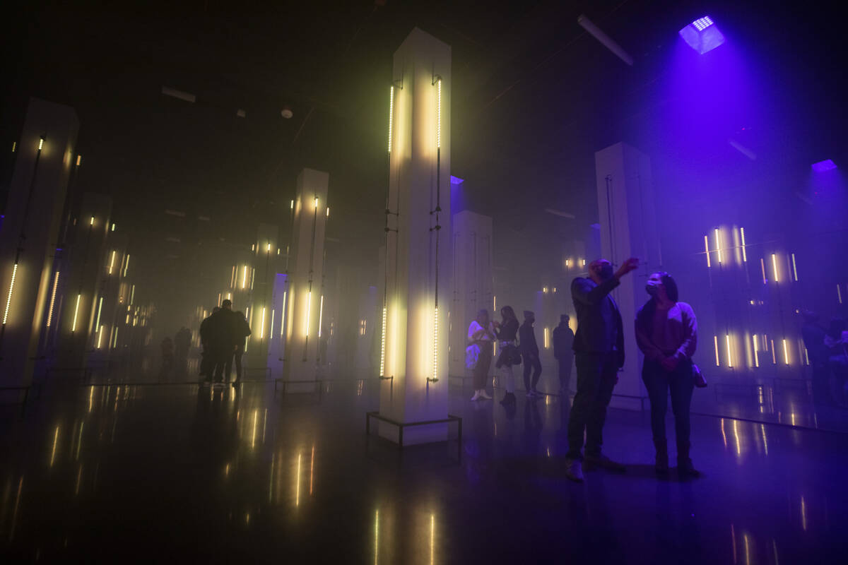 Observers experience Museum Fiasco, Corner Bar ManagementÕs latest concept at AREA15, on M ...