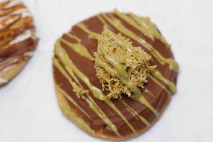 The Dubai Chocolate Cookie is available at Bake the Cookie Shoppe. (Bake the Cookie Shoppe)