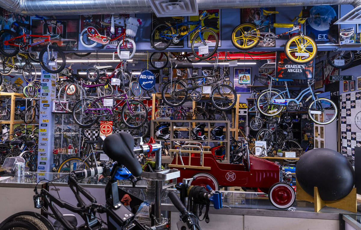 While a full service shop the Vault Bicycle Shop also has a “Walk down memory lane&#x201 ...