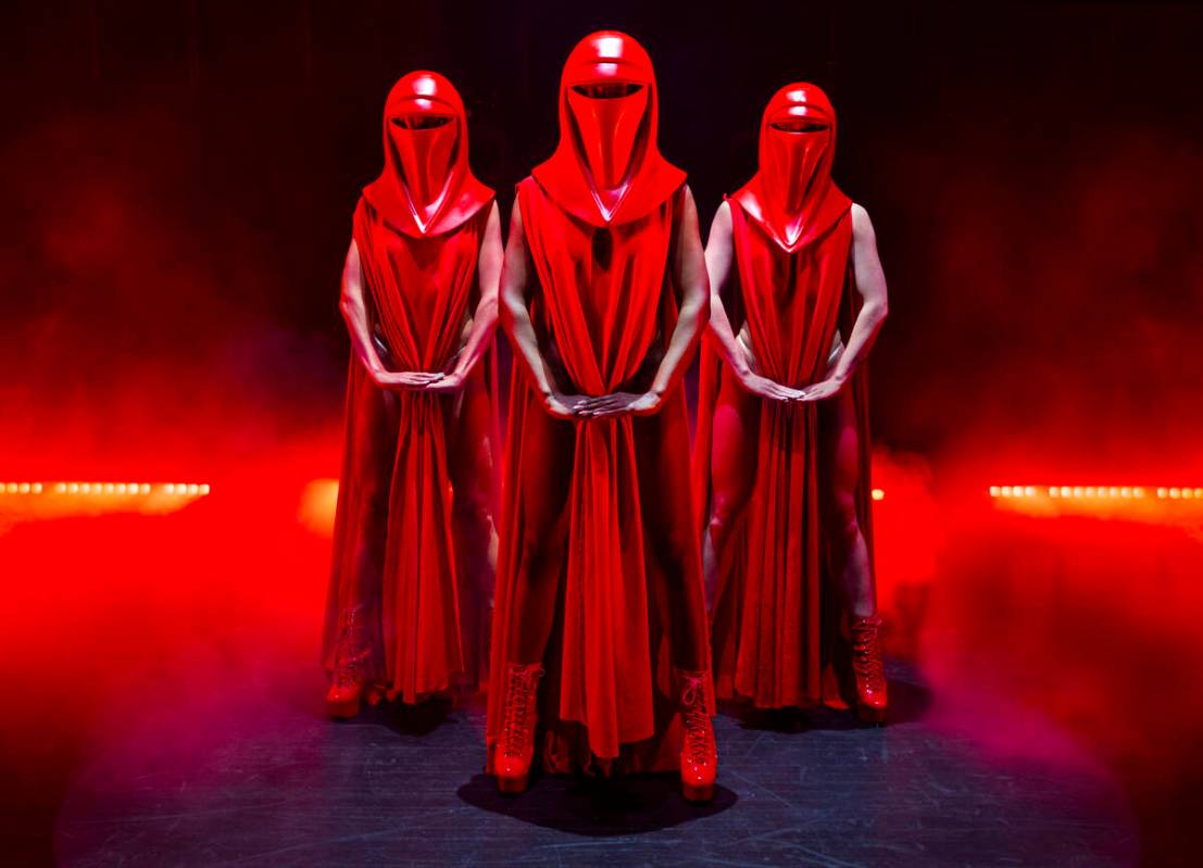 The Imperial Guards from the burlesque Star Wars spoof “The Empire Strips Back” pos ...