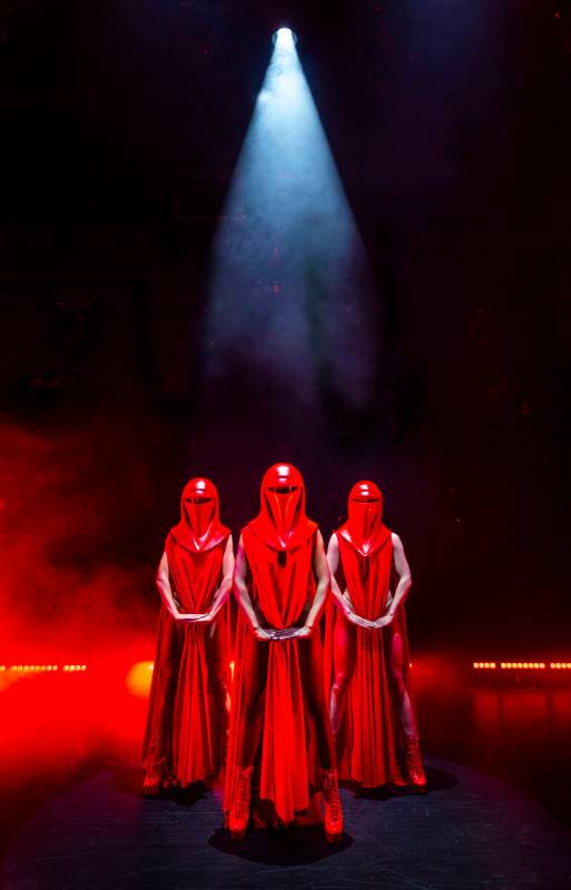 The Imperial Guards from the burlesque Star Wars spoof “The Empire Strips Back” pos ...