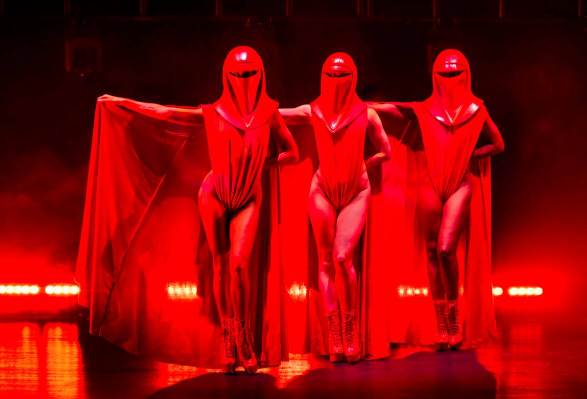 The Imperial Guards from the burlesque Star Wars spoof “The Empire Strips Back” pos ...