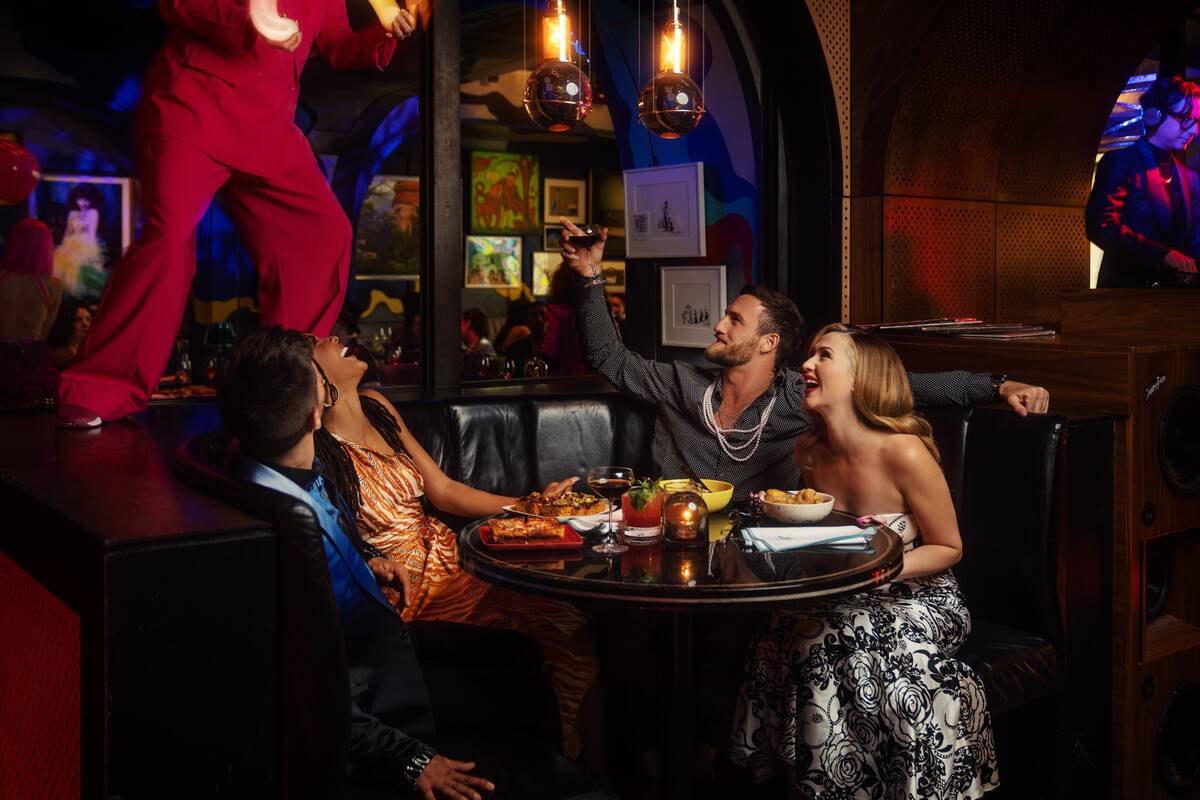 A promotional photo of “The Party,” opening July 10 at Superfrico at the Cosmopolit ...