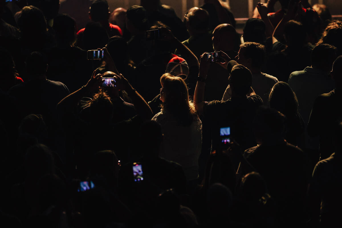 The crowd soaks in the “Sammy Hagar: The Best of All Worlds Stays in Vegas” resid ...