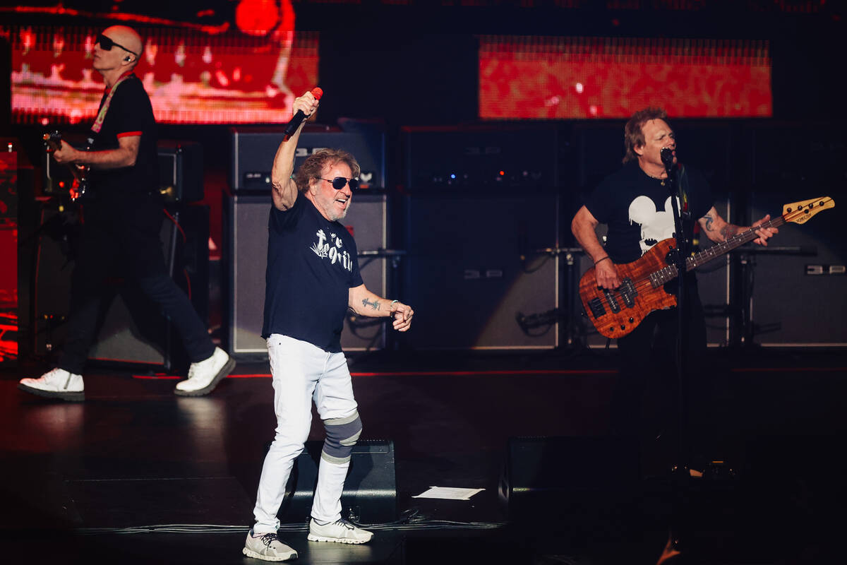 Sammy Hagar performs during the “Sammy Hagar: The Best of All Worlds Stays in Vegas&#x20 ...