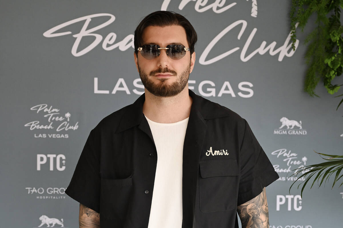 LAS VEGAS, NEVADA – MAY 03: Alesso arrives at the opening of Palm Tree Beach Club at MGM ...