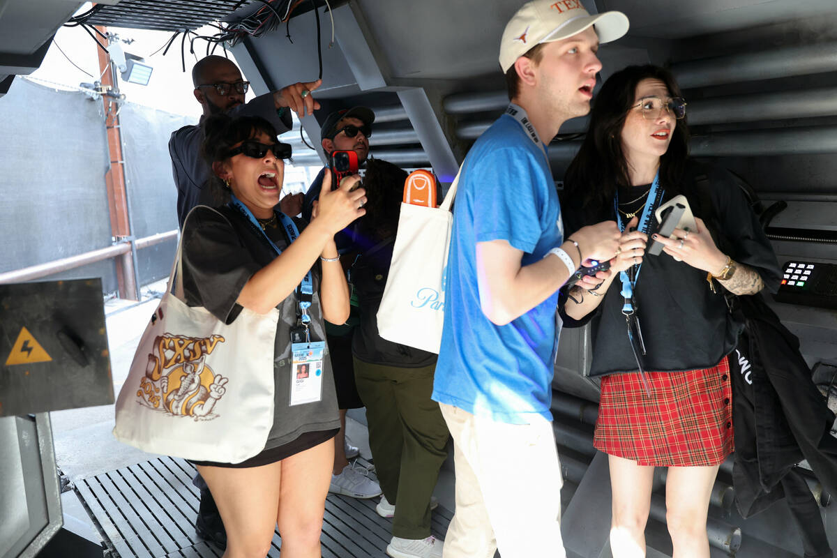 Fans explore FX’s Alien: Earth immersive experience at SXSW 2025 on March 7, 2025 in Austin, ...