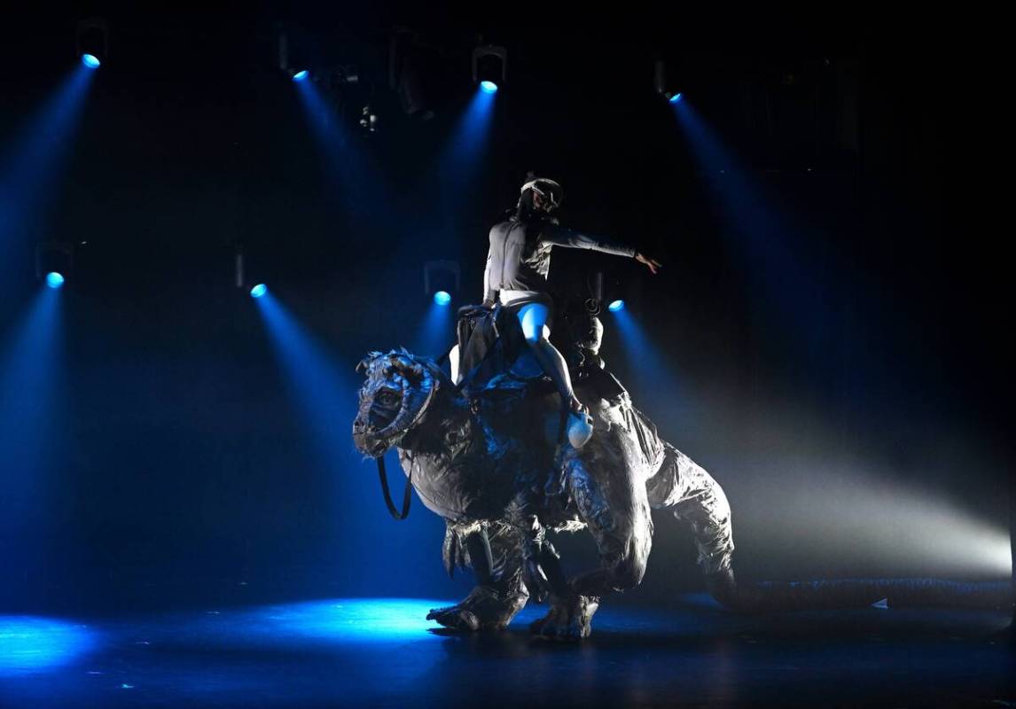 The premiere of “The Empire Strips Back – A Burlesque Parody” at Rio is shown ...