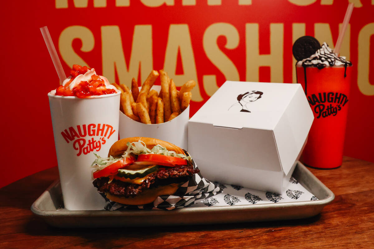 A meal from Naughty Patty’s at The Cosmopolitan on Thursday, May 8, 2025, in Las Vegas. (Made ...