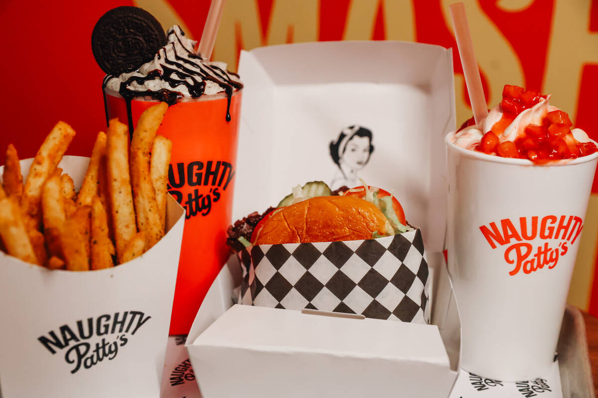 A meal from Naughty Patty’s at The Cosmopolitan on Thursday, May 8, 2025, in Las Vegas. (Made ...