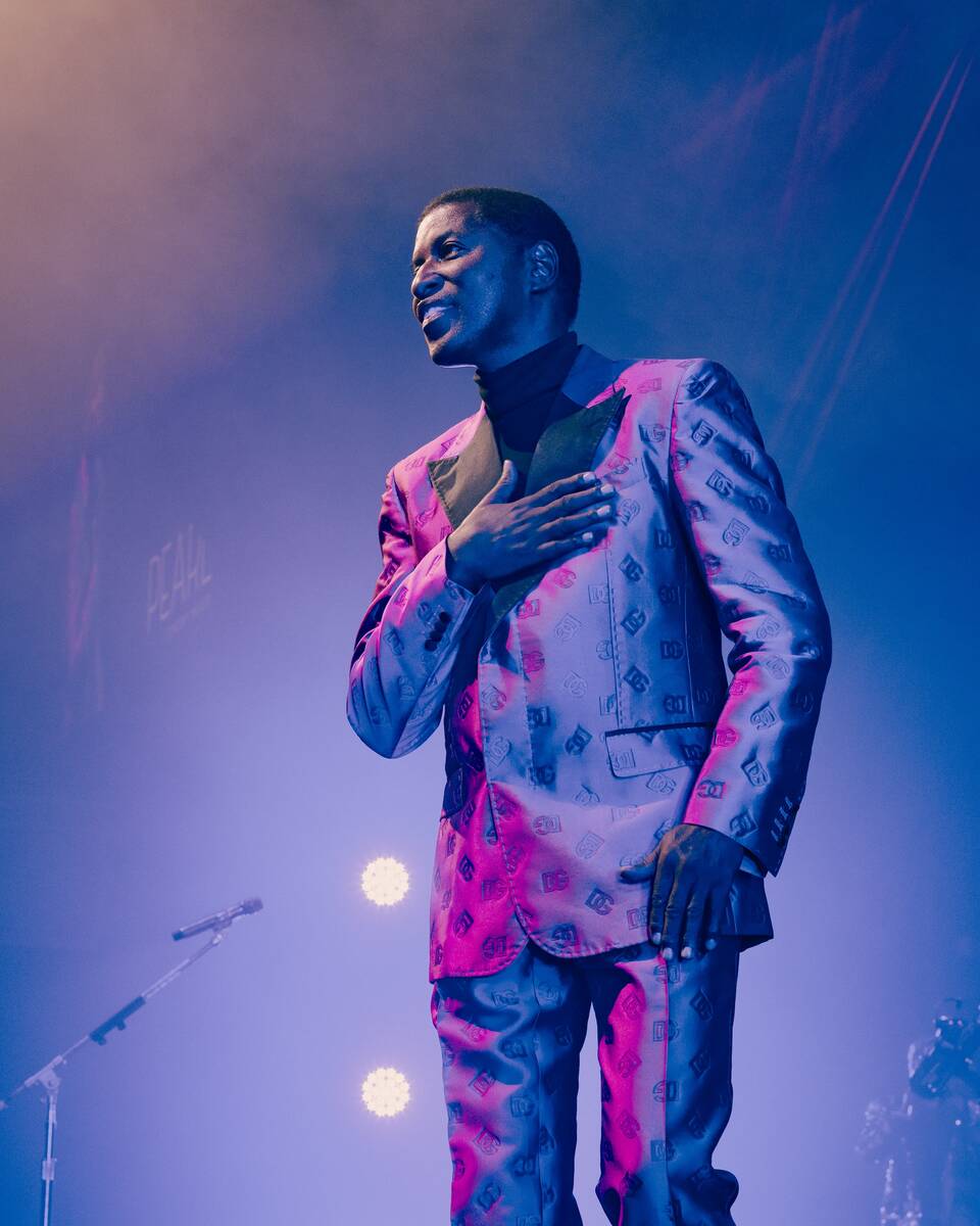 Kenny “Babyface” Edmunds is shown at Pearl Concert Theater, where he returns this w ...