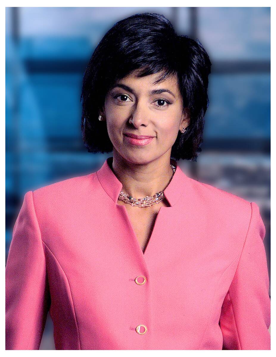 Polly Gonzalez shown during her days at Channel 8. (KLAS-TV)