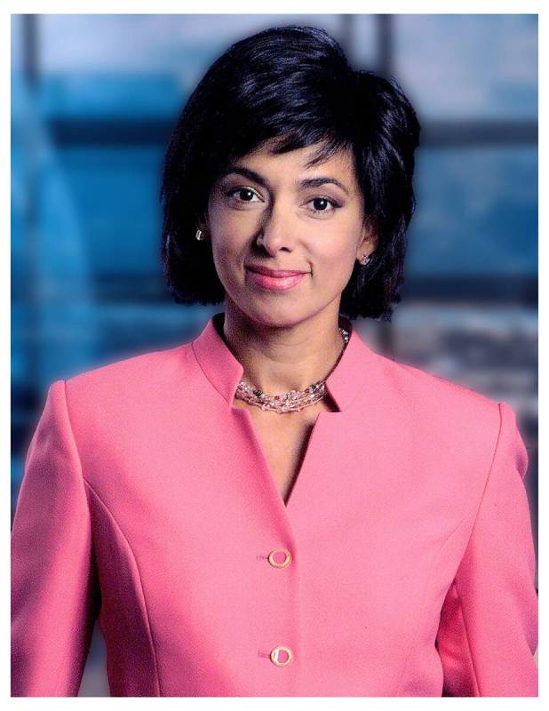 Polly Gonzalez shown during her days at Channel 8. (KLAS-TV)