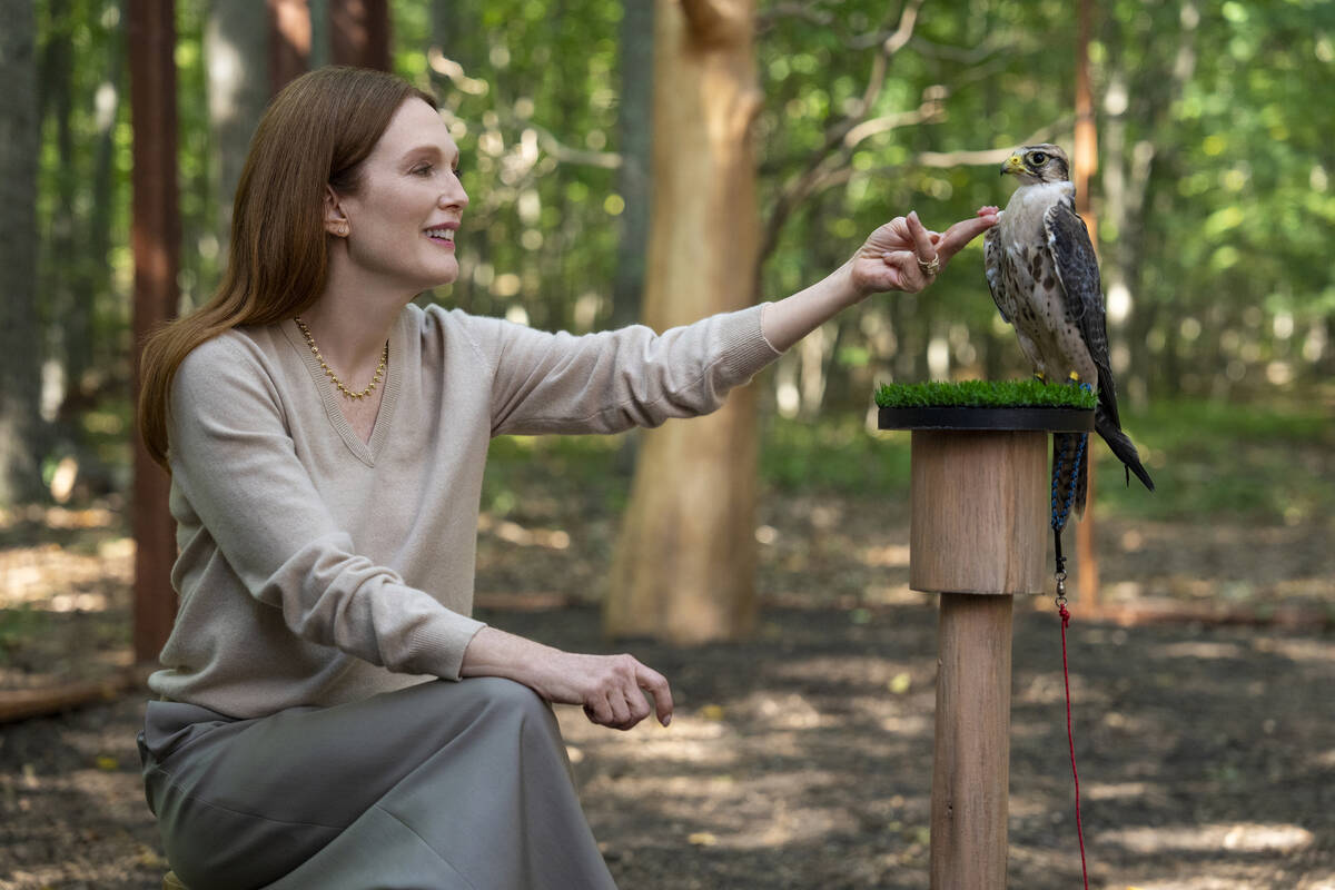 Julianne Moore in a scene from the dark comedy series "Sirens." (Macall Polay/Netflix)