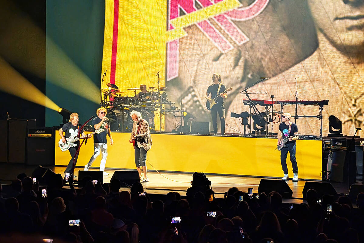 Sammy Hagar and Bob Weir jam to “Bad Motor Scooter” at Dolby Live in Las Vegas on W ...