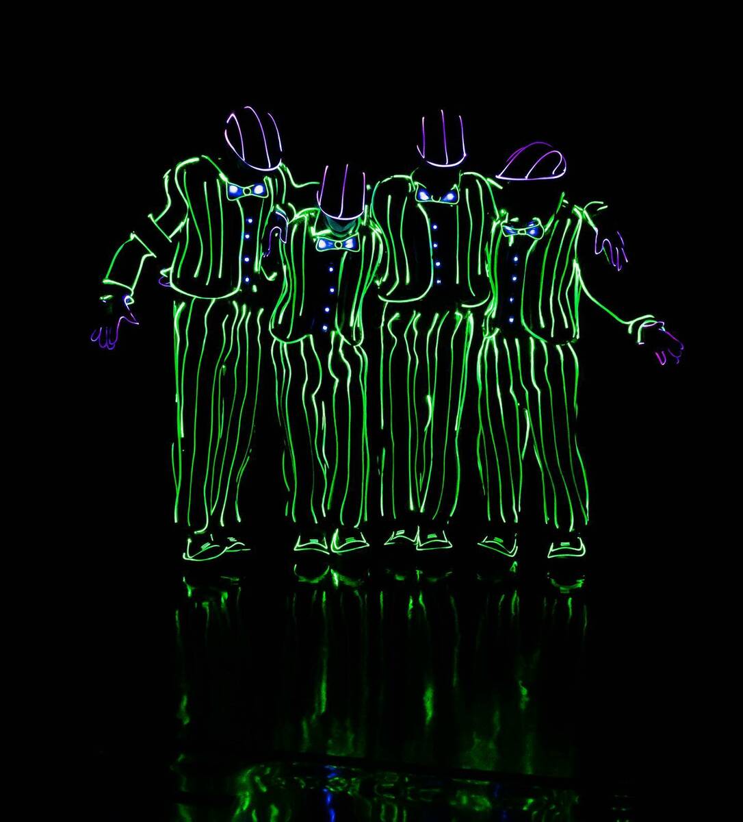 A scene from “iLuminate,” which is closing at The Strat Theater on May 31. (iLuminate)