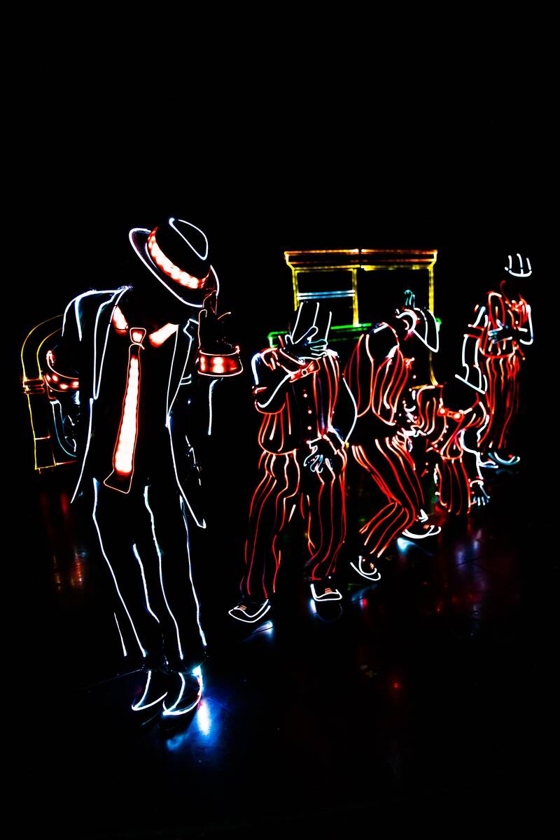 A scene from “iLuminate,” which is closing at The Strat Theater on May 31. (iLuminate)