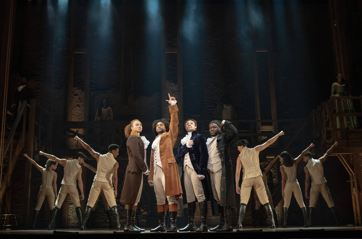 The musical phenomenon “Hamilton” returns to The Smith Center beginning May 20. (Jo ...